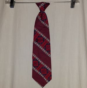 Clip on neck tie